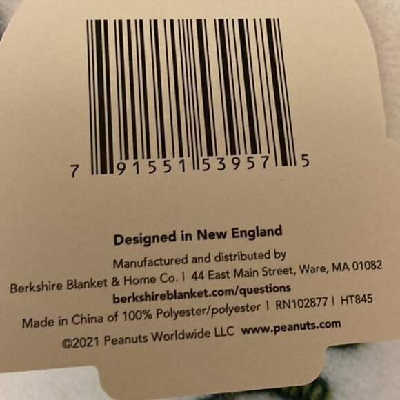 NWT PEANUTS 50x60 Snoopy In The Pumpkins Printed HALLOWEEN Throw - Picture 2 of 5